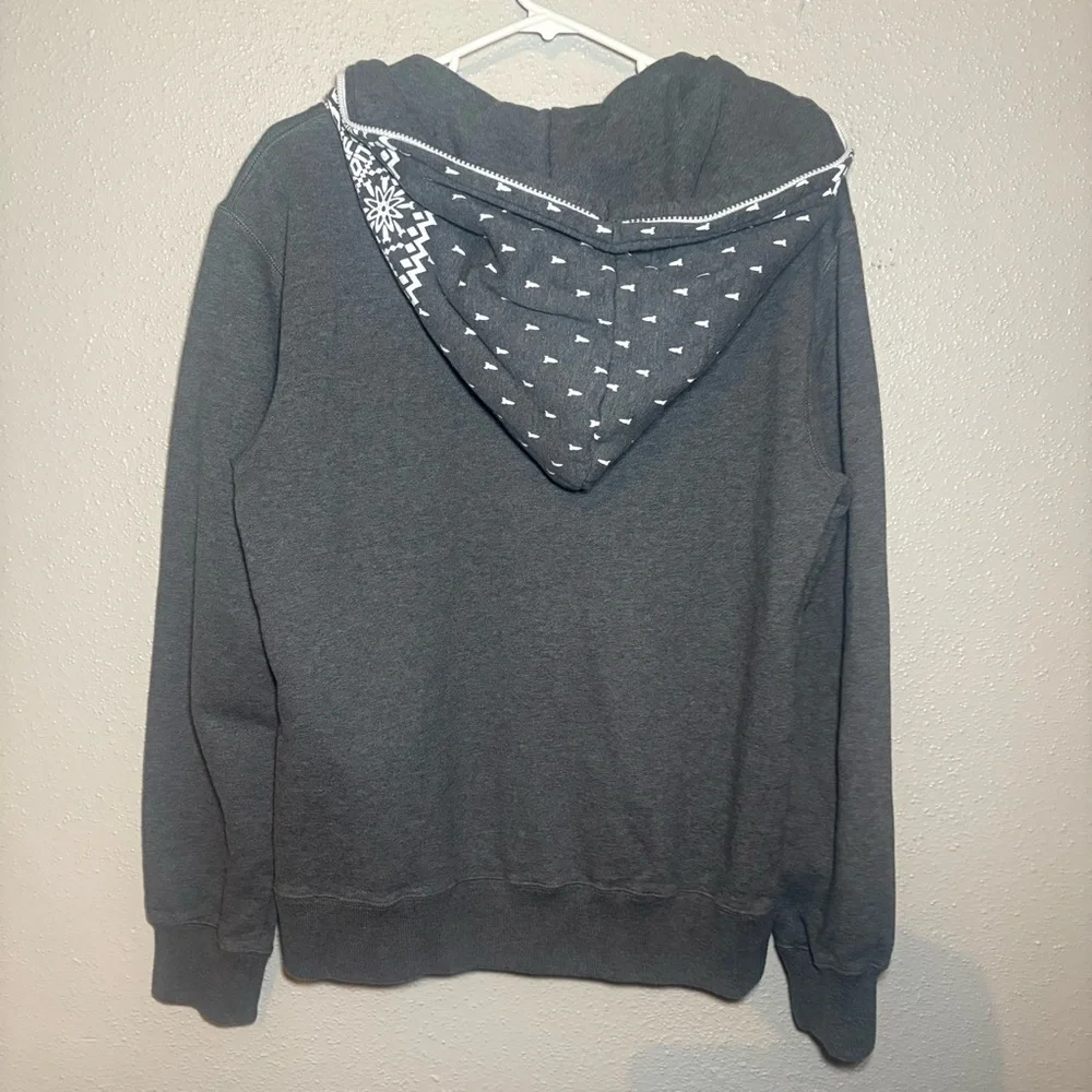 Billionaire Boys Club Zip Up Hoodie Gray Size Medium Mens BBC Gray Zull Zip 1/4 - Picture 3 of 3